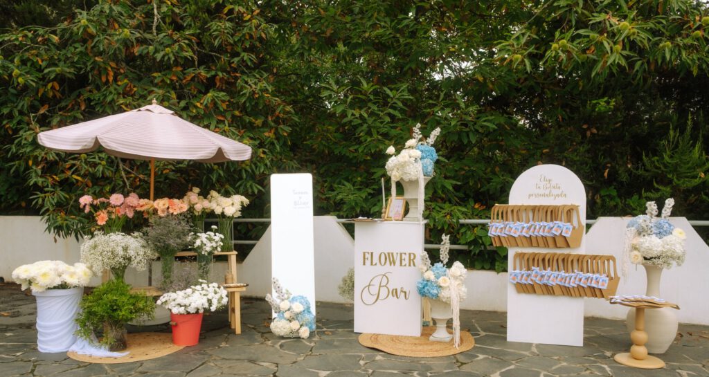 flower bar flores eventos